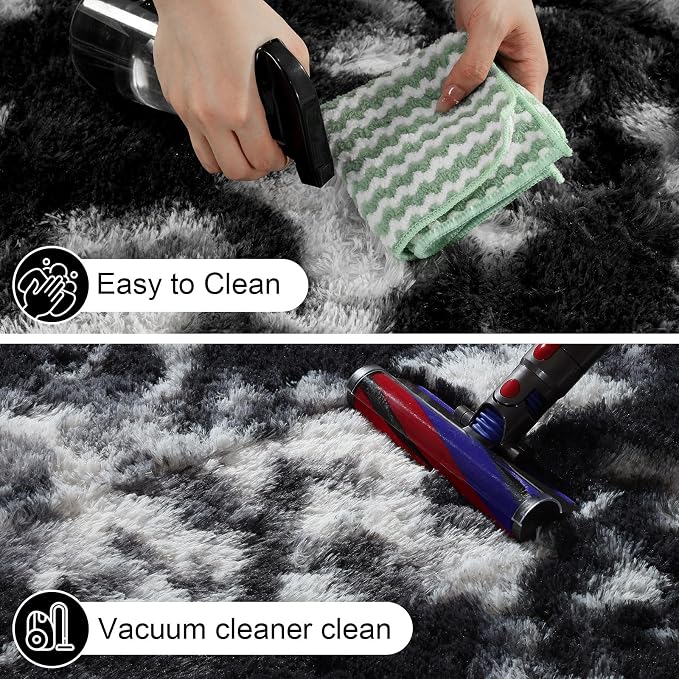 8x10 Area Rugs for Living Room, Large Fluffy Rugs for Bedroom, Fuzzy Shag Soft - Image 4