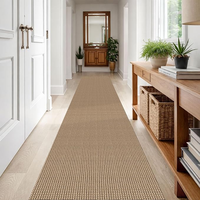 IOHOUZE Washable Runner Rug 2x12 Non Slip Rubber Backed Extra Long Hallway - Image 8