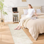 UERMEI 3x8 Washable Runner Rug for Hallway, Non Slip Low Pile Kitchen Carpet - Image 3