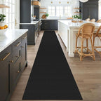 KOZYFLY Black 2.5'x18' Runners Rugs - Image 2