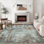 9x12 Area Rugs for Living Room Rug Washable: Modern Large Rug for Dining Room by Aelenmu