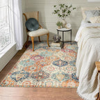 Lahome Moroccan Trellis Washable Small Area Rug, 3x5 Area Rug - Image 6
