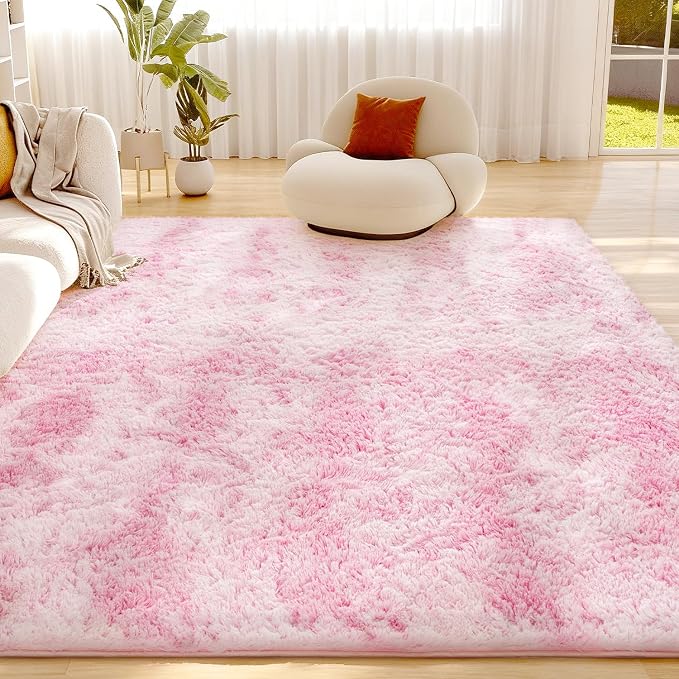 Litanika 4x6 Fluffy Shag Faux Fur Area Rug - Image 2