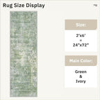 Soalmost Runner Rug 2x6 Washable Non-Slip Kitchen Runner Rugs - Image 5