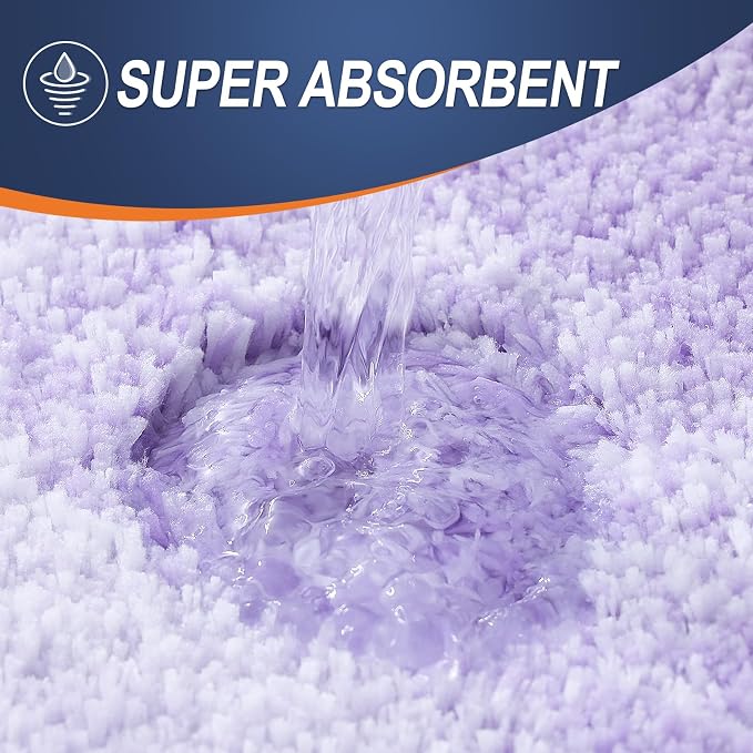 OLANLY Bathroom Rugs Mat 30x20, Extra Soft Absorbent Microfiber Bath Rugs - Image 4