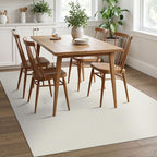 EARTHALL Washable Area Rugs 5x7 Ft Non Slip Living Room Rugs Cotton Rubber - Image 5