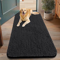 Smiry Dog Door Mat for Muddy Paws 48x30, Absorbent Dirt Trapper, Non-Slip by Smiry