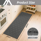 COSY HOMEER-Kitchen-Rugs-Non-Slip-Washable 24"x60" Absorbent Kitchen Runner - Image 2