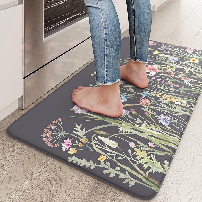 KIMODE Anti Fatigue Kitchen Mat by StayinComfortCookwithJoy