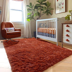 Amdrebio Terracotta Rust Area Rugs - Image 7
