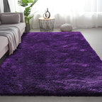 Shag Area Rugs for Bedroom Living Room, 4X6 Ultra Soft Purple Fluffy Area Rugs - Image 8