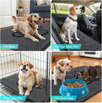 OLANLY Dog Door Mat for Muddy Paws 36x24, Paw Print Design, Absorbs Moisture - Image 7