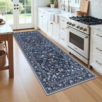 HEBE Washable Hallway Runner Rug 2'x 6' Non Slip Kitchen Rugs Runner, Low Pile - Image 9