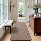 Keeko Soft 2x6 Runner Rug Brown, Bedside Rugs - Image 6