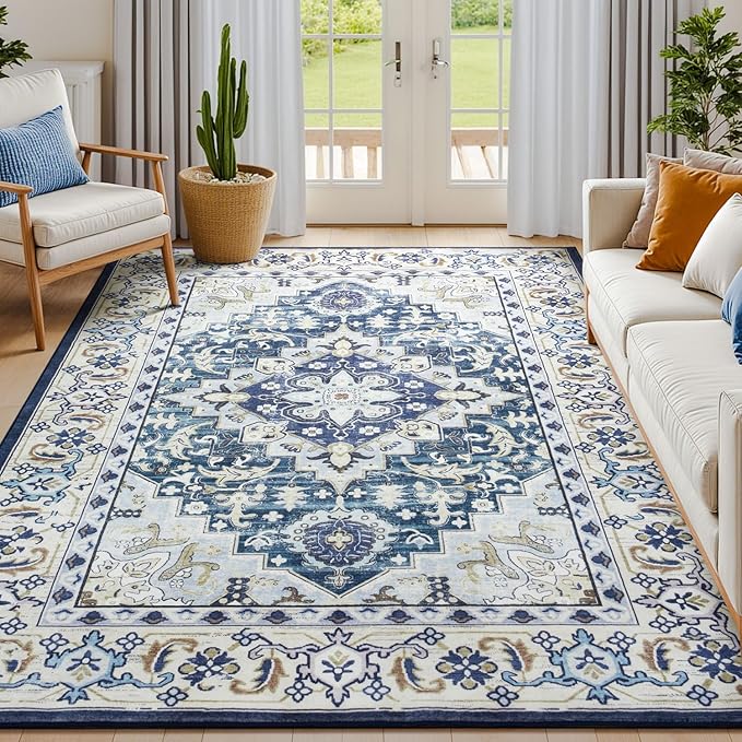 Lessymo 5x7 Area Rug for Living Room by Lessymo