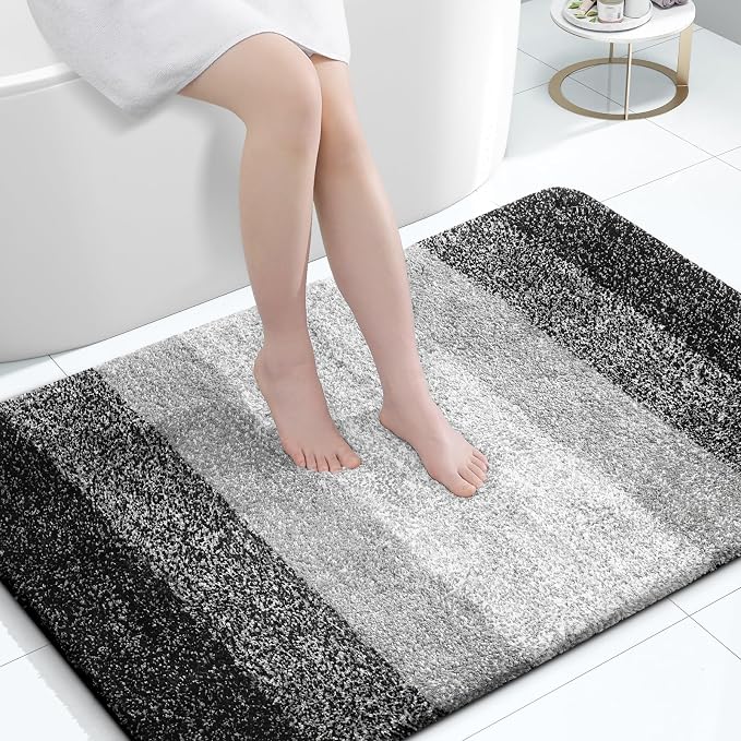 OLANLY Large Bathroom Rugs Mat 47x32, Extra Soft Absorbent Microfiber Bath Rugs by OLANLY