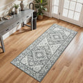 Lessymo 2 x 5 Runner Entryway Rug, Machine Washable Kitchen Rugs Boho Faux Wool by Lessymo