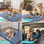 Smiry Dog Door Mat for Muddy Paws, Absorbent Dirt Trapper Non Slip Quick Dry - Image 7