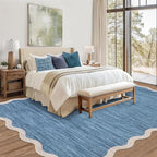 GarveeHome Scalloped Washable Area Rugs 5x7 Rug - Image 3