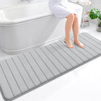 OLANLY Memory Foam Long Bathroom Rugs Runner 70x24, Super Soft Absorbent Bath by OLANLY