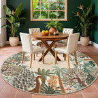 GarveeHome Round Area Rugs 5ft for Bedroom - Image 3