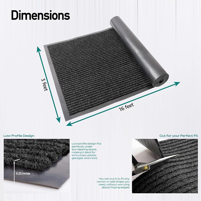 MaxMat® Oversized Rubber Door Mat - Image 2