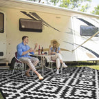 Outdoor Patio Plastic Straw Rug by Kalafun