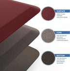 KitchenClouds Kitchen Mat Cushioned Anti Fatigue Rug 17.3"x28" Water Resistant - Image 6
