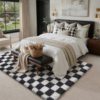 PureCozy Checkered Rug 6x9 for Living Room - Image 4