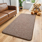 Keeko Soft 2x4 Small Runner Rug Brown, Bedside Rugs by Keeko
