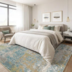 6x9 Area Rugs Living Room: Washable Large Abstract Neutral Modern Soft Rugs - Image 4