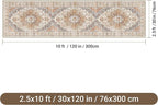 2'6" x 10'Non Slip Runner Rugs - Image 2