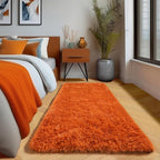 Amdrebio Burnt Orange 2x6 Runner Rugs by Amdrebio