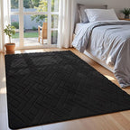 Macgace Ultra Soft Black Area Rug - Image 2