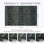 Lahome Moroccan Black Rug for Living Room Washable Area Rug 5x7 Non-Slip - Image 2