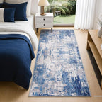 RELEANY Washable Area Rugs 2'x8' Non-Slip Modern Abstract Soft - Image 7