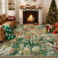 RELEANY Washable Area Rugs 7'x9' Non-Slip Modern Abstract Soft by RELEANY