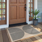 Lahome Enfys Rainbow Easy Jute Rug, Farmhouse Neutral Lightweight Non Shedding by Lahome