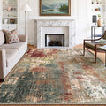 RELEANY Washable Area Rugs 7x10 Non-Slip Modern Abstract Soft by RELEANY