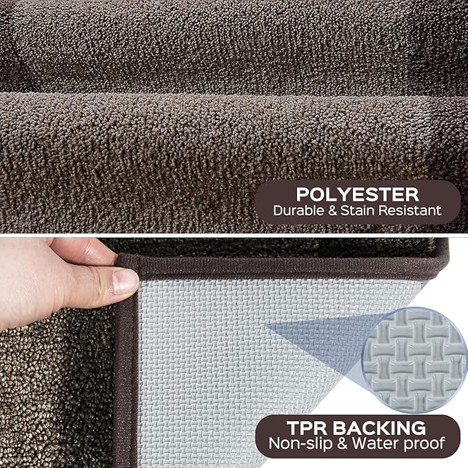 Machine Washable Runner Rug 32" x 96", Non Slip Kitchen Mat - Image 3