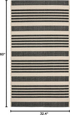 SAFAVIEH Washable Rug Outdoor Courtyard Collection - Image 2