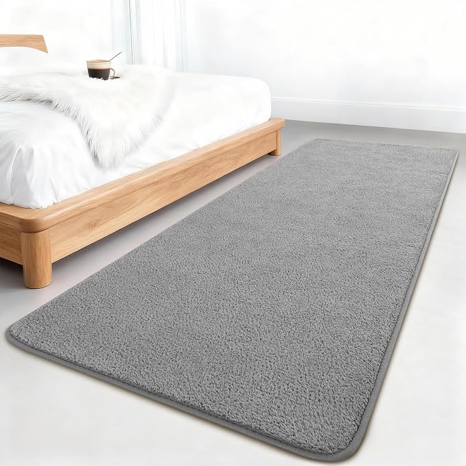 2x6 Feet Runner Rugs for Hallway, Low Pile Non Slip Memory Foam Rugs, Washable - Image 3