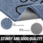 Smiry Dog Door Mat for Muddy Paws, Absorbent Dirt Trapper Non Slip Quick Dry - Image 3