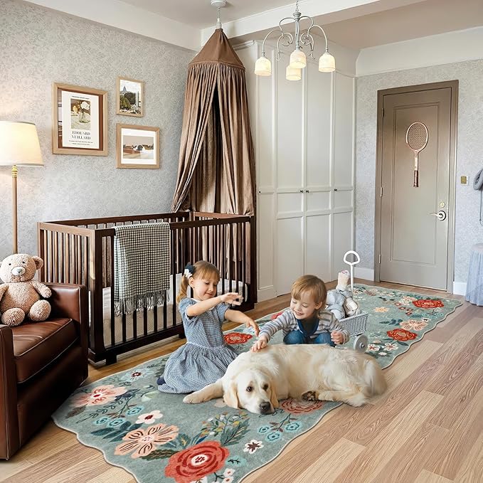 3x8 Runner Rug, Washable Kitchen Rugs - Image 6