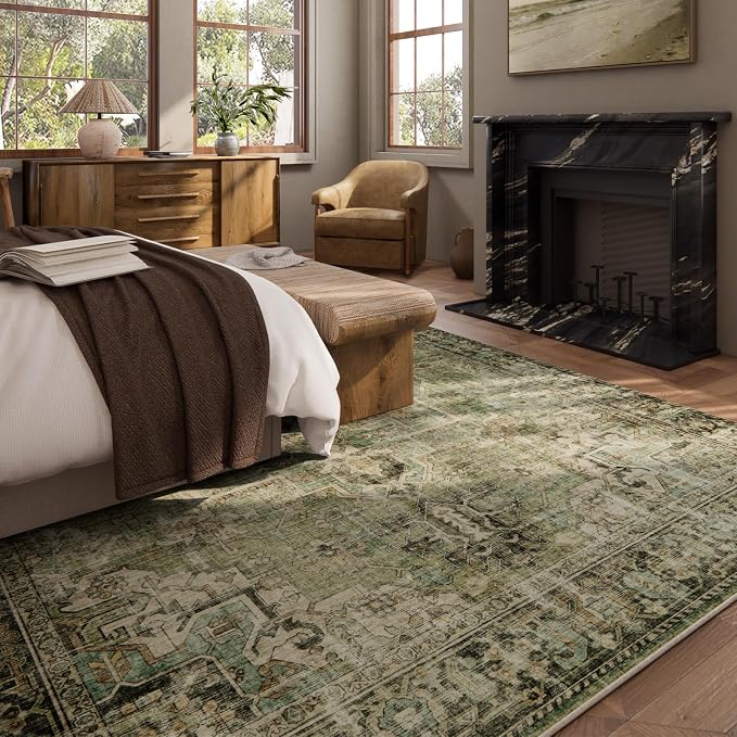 palohom 10x12 Area Rug Washable Rugs: Large Living Room Rug Stain Resistant Non - Image 4