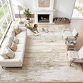 Washable Rug 10x14 Area Rugs for Living Room: Large Neutral Soft Rug Abstract by LOSBULAKE
