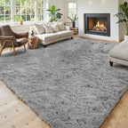 8x10 Area Rugs for Living Room Bedroom Rug, Large Shaggy Soft Plush Furry - Image 2