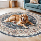 Washable Oriental Area Rug - 6ft Rugs - Image 6