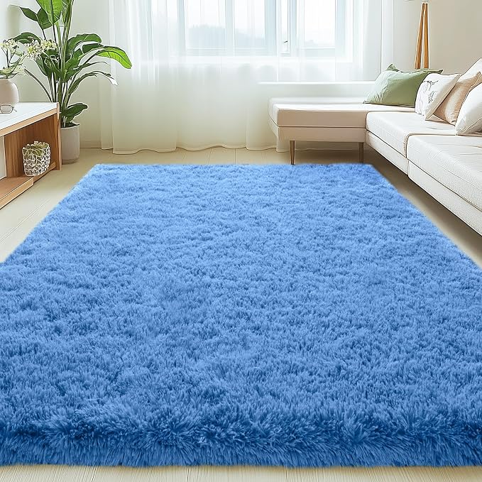 Mugorn 6x9 Rugs for Living Room, Soft Carpet Shag Kids Room Rug, Non-Slip Fuzzy by MUGORN