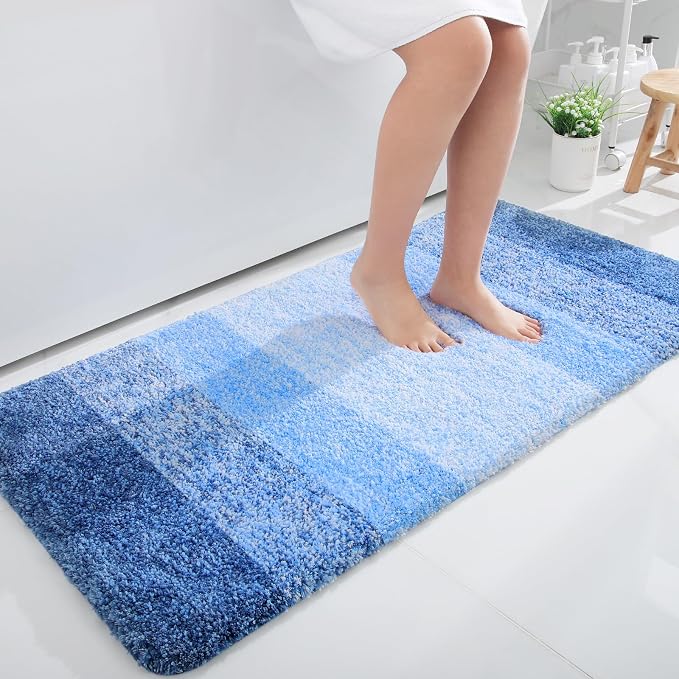 OLANLY Large Bathroom Rugs Mat 45x27, Extra Soft Absorbent Microfiber Bath Rugs by OLANLY